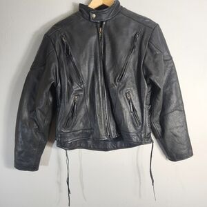Unik Premium Womens Heavy Duty Motorcycle Jacket w/Snap out Liner-Size L